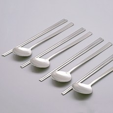 TABLE Art. 韓國製 Tedsha 餐具組, 4套, 湯匙 4個 + 筷子 4雙, 緞面霧光