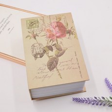 nestree Loxy 個人迷你書本造型保險箱 特大, 玫瑰