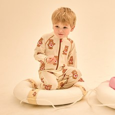 Care Bears 愛心熊兒童防曬泳衣附遮陽帽套組