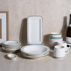 Syracuse CHINA 楓木2人韓式16件組, 1套, 舒適混色, 餐具10種