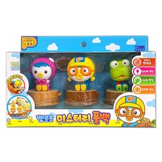 Pororo 淘氣小企鵝 迴力車3件組, Pororo+小龍+貝蒂, 1組