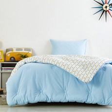 Modern House 兒童純棉柔軟Bonbon Star四季被, 藍色