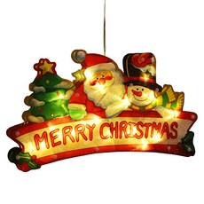 Quardi Christmas LED 粘合劑聖誕快樂, 混色