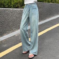 Chic Fox 女款 Elephant 寬版丹寧褲 32DP1859