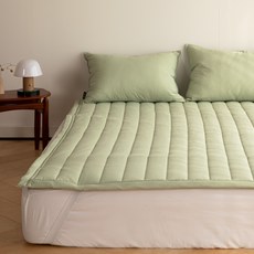 HELLOSLEEP Don't Worry固定鬆緊帶M2防蟎薄墊, 牛油果