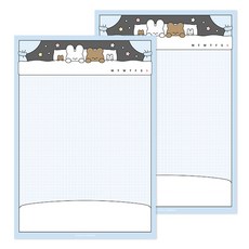 DONNAANDFRIENDS 日常便條紙 A5, 2個, Sunmyeoni和Hodu的夢鄉, 100入