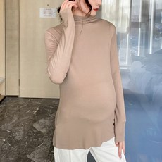 언헤브 터틀넥 임부 티셔츠