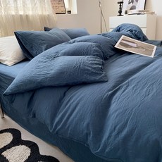 半水洗色彩床被套組