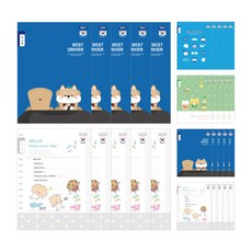 PENPIA 男孩 1-6 閱讀書的 600 個基本筆記, 隨機發貨, 30個