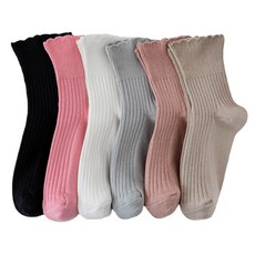 Huday孕婦無壓迫棉質襪子 6雙組, 1組