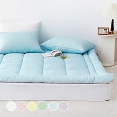 Forhues 泡泡紗波紋床墊, 天藍色