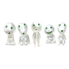 더플로우컴퍼니 어두울 때 빛나는 나무 요정 수족관 야광 장식품 01~05 세트, 1세트