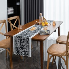 JCP 極簡字母桌旗, S(35 x 180 cm), 混合色, 1個