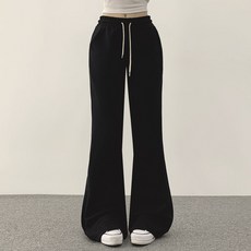 WITH HUILIN 女性Nuts靴型運動鬆緊長褲 短版/基本/長版