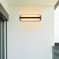 Melliving DS Kelty 壁燈 LED15W 低頻閃, 黑色 + 燈泡色