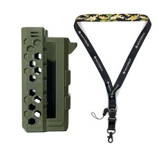 마스터베이스 소토토치 마그네틱 케이스 HEXA + 랜야드 세트, 올리브드랍(케이스), 우드랜드(랜야드), 1세트