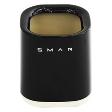 FAmILyLIFE 生活 輕奢風潤色方形垃圾桶 A-416-BK, 夜曜黑