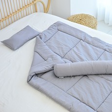 아띠블랑 모달 신생아 침구 3종 세트, 그레이