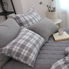 30支紗線染棉四季枕頭套