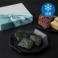 창억 어린쑥 밥알 팥앙금인절미 50g x 4입 + 호박인절미 50g x 2입 + 통팥찰떡 50g x 2입 선물세트 + 쇼핑백 (냉동), 1세트