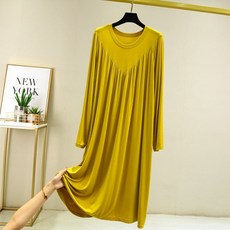 언헤브 루즈핏 긴팔 임부 홈 원피스