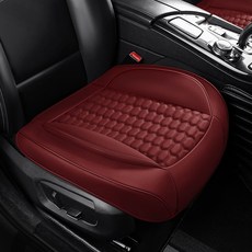 Ez2mk 頭等艙透氣車用座椅套坐墊 MS-1340, 1個, 酒紅色