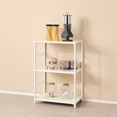 MF MAGIC HOUSE 鋼製角鋼系統儲物架 500 3層 500 x 375 x 875 mm, 白灰色, 1個