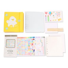 워너디스 테일러버드 마이베베 6공 초음파 성장앨범 스티커팩 세트, 02 오리 졸리, 85매