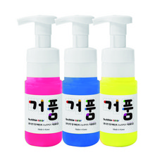 雪童泡泡漆粉色150ml+藍色150ml+黃色150ml套裝A, 3 種顏色