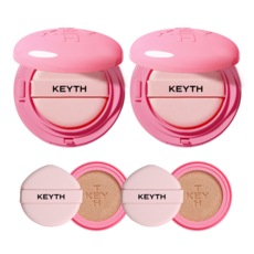 Color Kiss粉色磁吸氣墊 正裝 15g 2入+替換芯 15g 2入組, 1套, 03 純淨米色(21~23號)