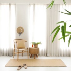 바이빔 카프리 라탄룩 사각 러그