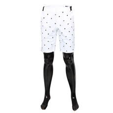 GLENECHO 男款簡約印花高爾夫短褲 ges21802