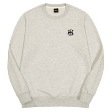 okstar 男女通用 貓咪朋友刺繡 特殊雙面布料 大學T 2SSP029