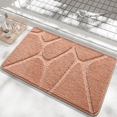 Souplace 磁磚基本款吸水地墊, 珊瑚色