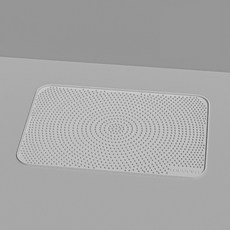 Yehome 寵物貓咪排便盤 矽膠防砂 廁所墊, 灰色