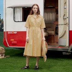 JUCY JUDY 水手領連身裙 JXOP320H, 淺橘色