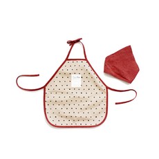 Soabe 孩童質感防水圍裙+帽子