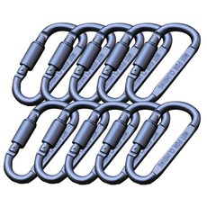 高強度登山扣, 銀