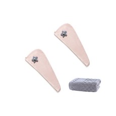 소프트 헤어 타올 SG35 2p + 세면타올 세트, 핑크(헤어타올), 단일색상(세면타올), 1세트