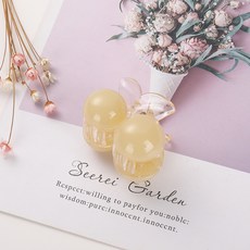 수스다 파스텔 진주 반묶음 헤어집게핀