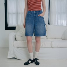 쥬시쥬디 여성용 버뮤다 데님팬츠 J1DP020B