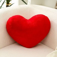 아트조이 따뜻함을 전하며 포근하게 안아주는 폭신 하트 쿠션, 레드