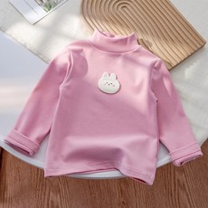 woojooi 女童跳跳兔高領T恤