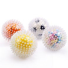Itemtrade咀嚼二合一刺球玩具 06 4件組, 混色, 1套
