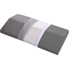 TRENDY1 絨面透氣腰部支撐熟睡枕, 灰色