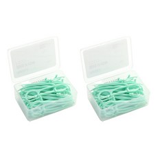 FaSoLa 초미세 치실 그린 8cm x 2.2cm, 50개입, 2개