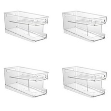 Mondspot像販賣機一樣的啤酒收納整理箱 2層 YT_RB253_AY_ 4入, 透明