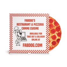 fabdog 小狗 嘟嘟 玩具 比薩, 混色, 1個