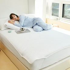 BAZAAR Duracoolin 冰涼床用涼感墊, 涼墊, 白色