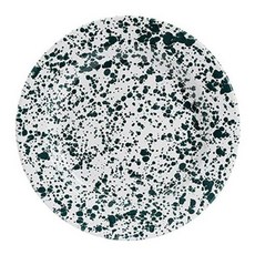 Crow Canyon Home D20 大理石紋系列餐盤, 1個, 綠色